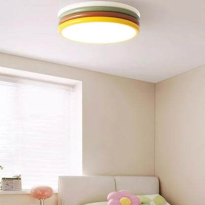 Warm Panel Accents PrismStack Colour Ceiling Lamp