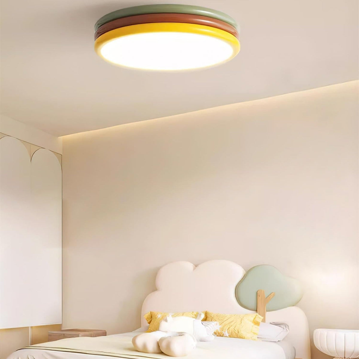 Warm Panel Accents PrismStack Colour Ceiling Lamp