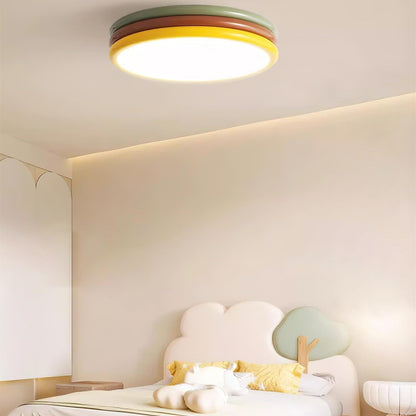Warm Panel Accents PrismStack Colour Ceiling Lamp