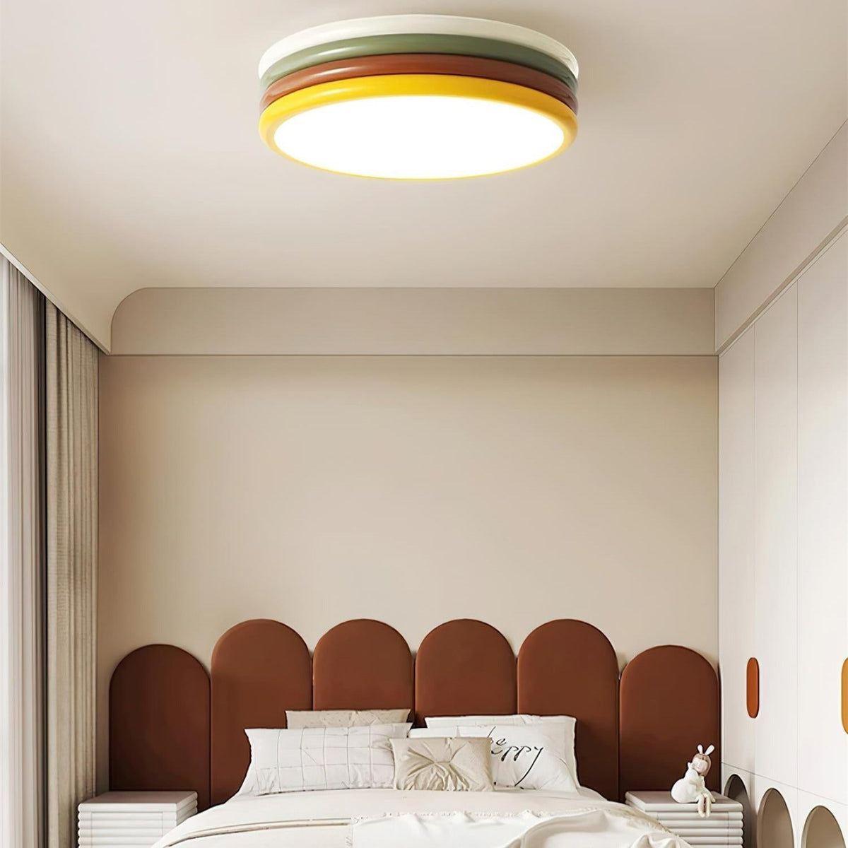 Warm Panel Accents PrismStack Colour Ceiling Lamp