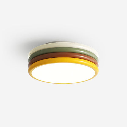 Warm Panel Accents PrismStack Colour Ceiling Lamp
