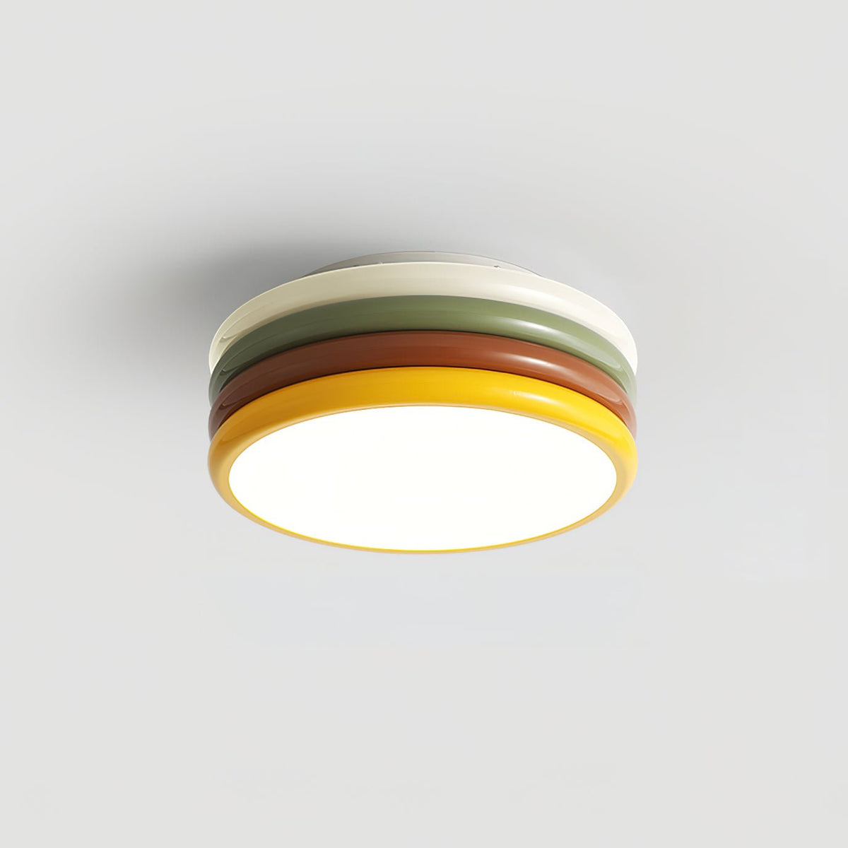 Warm Panel Accents PrismStack Colour Ceiling Lamp