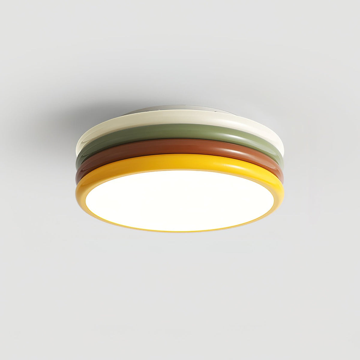 Warm Panel Accents PrismStack Colour Ceiling Lamp