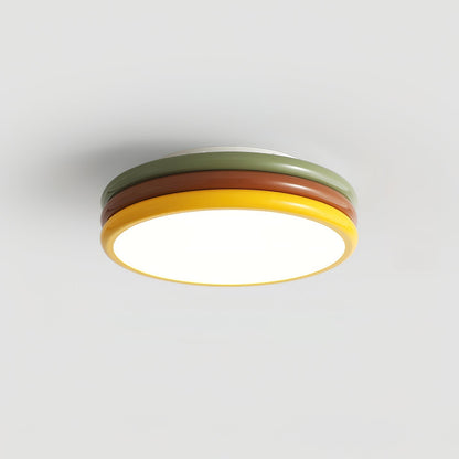 Warm Panel Accents PrismStack Colour Ceiling Lamp