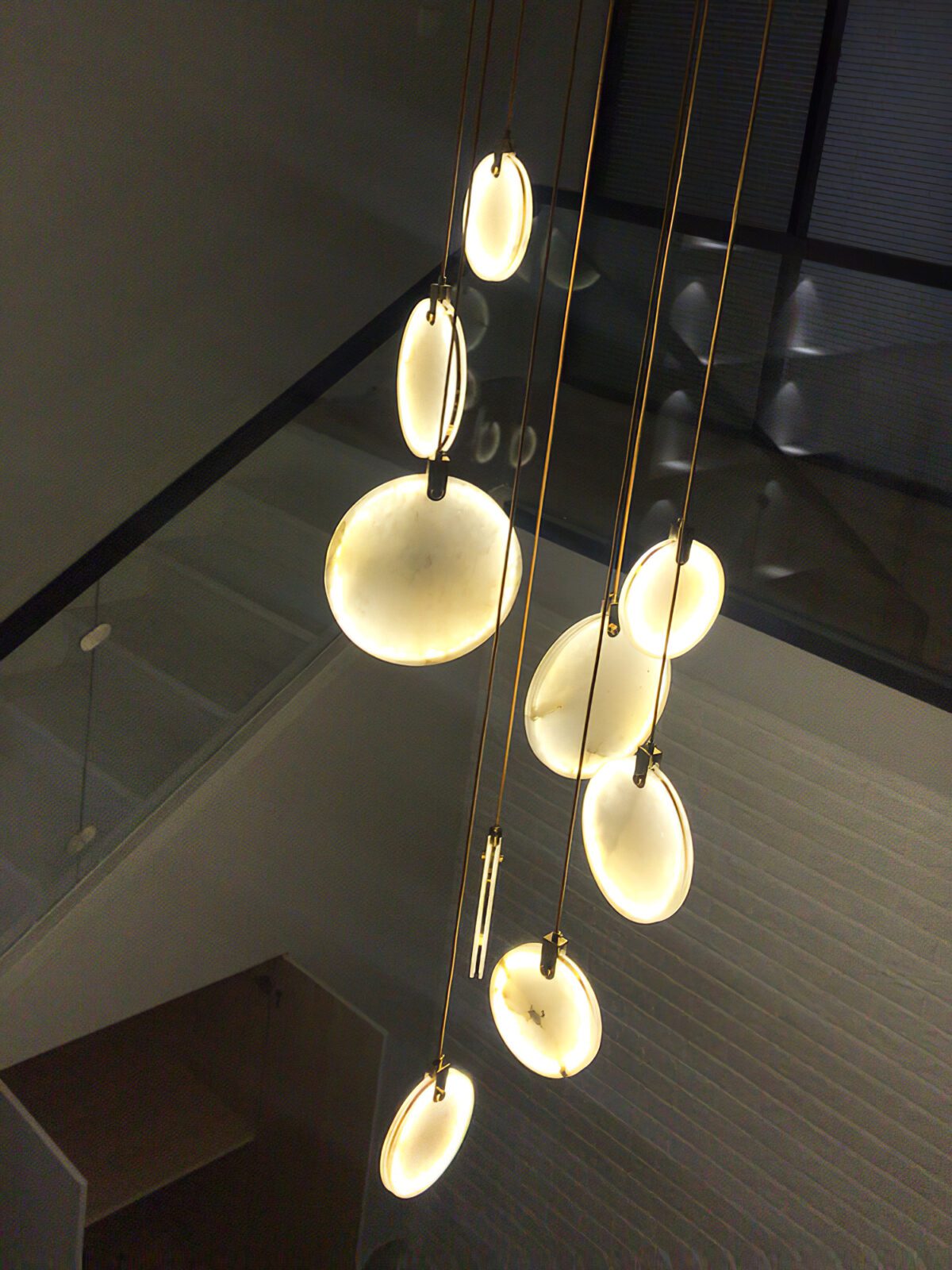 Soft Ambient Glow Alabaster Pendant Light
