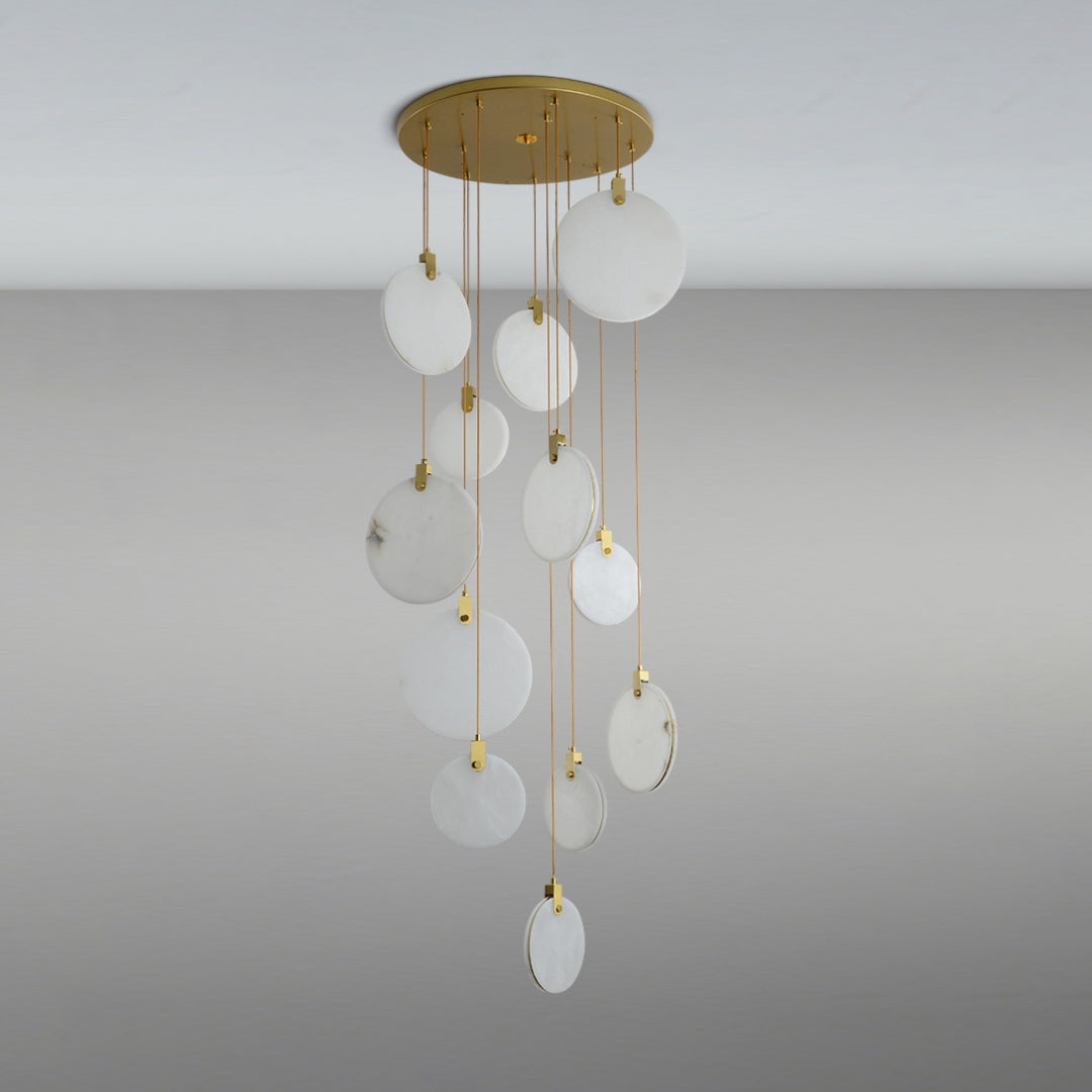 Soft Ambient Glow Alabaster Pendant Light
