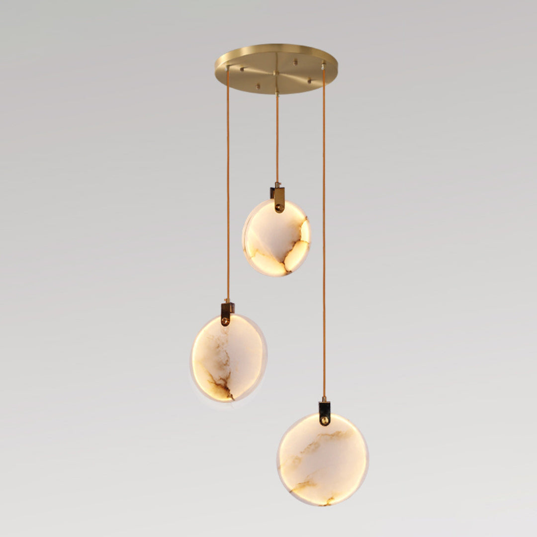 Soft Ambient Glow Alabaster Pendant Light