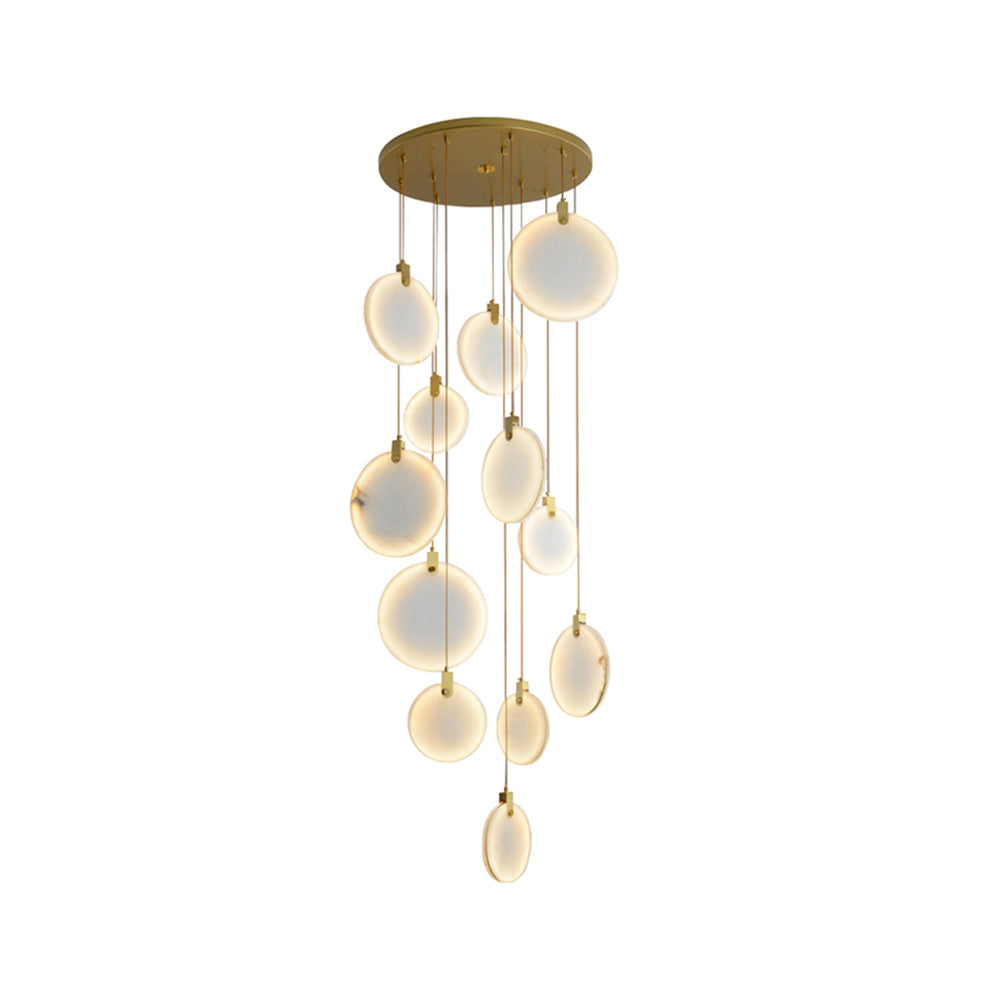 Soft Ambient Glow Alabaster Pendant Light