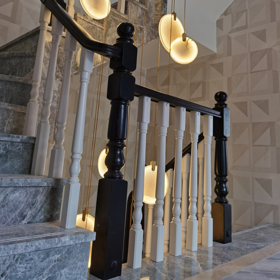 Soft Ambient Glow Alabaster Pendant Light
