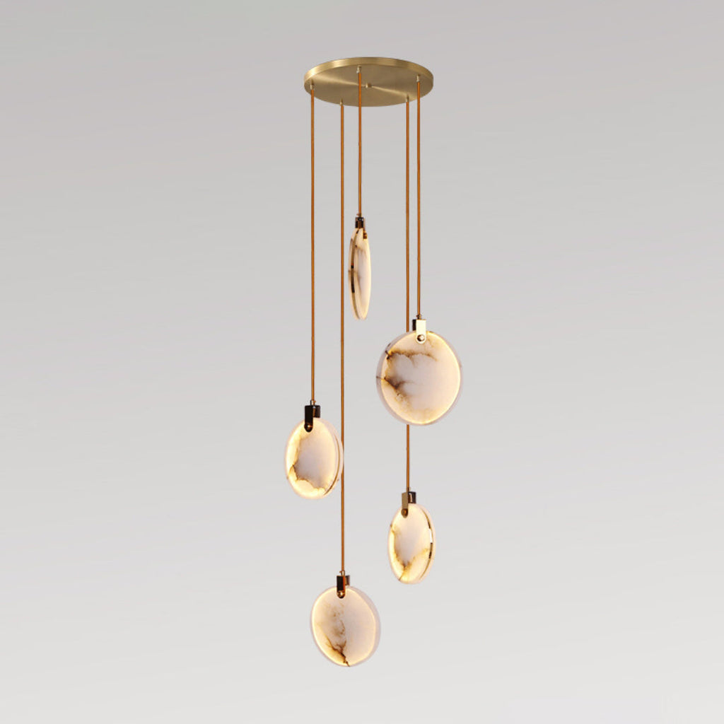 Soft Ambient Glow Alabaster Pendant Light