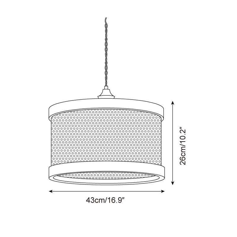 Warm Natural Ambience Handwoven Rattan Pendant Lamp