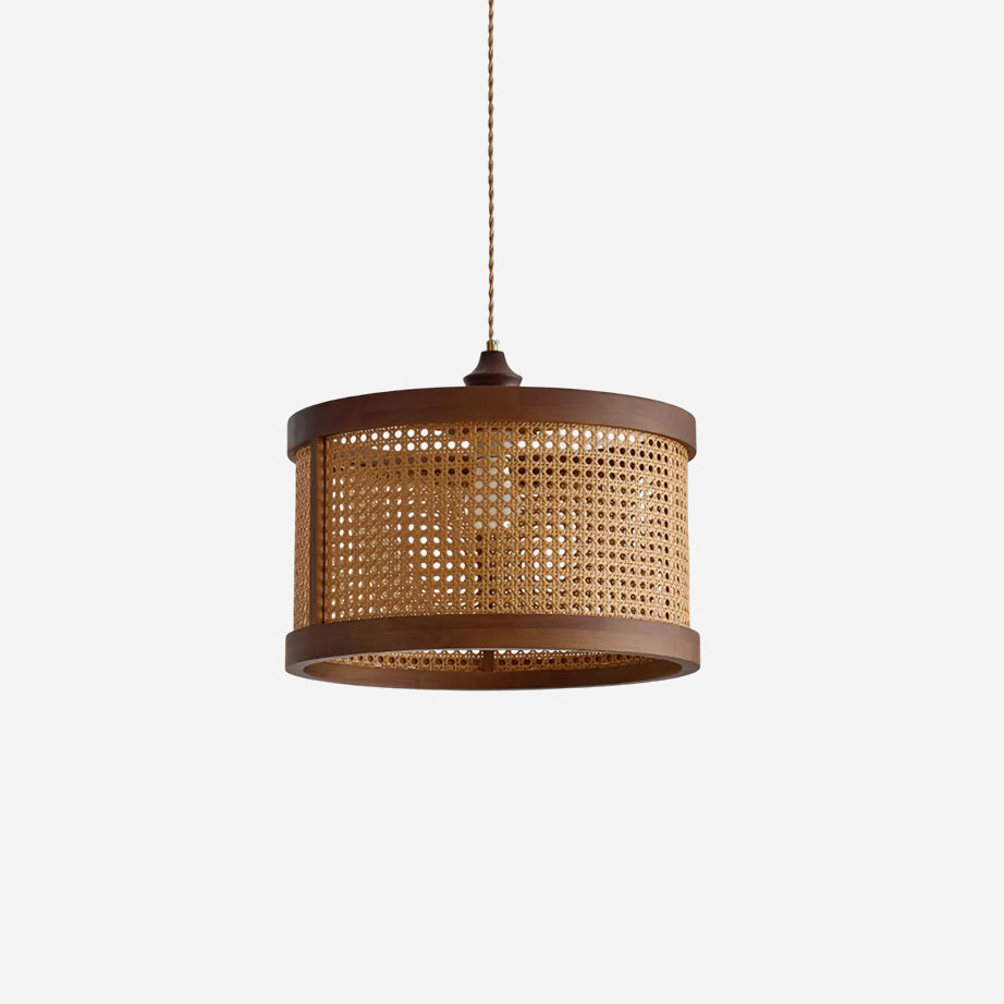 Warm Natural Ambience Handwoven Rattan Pendant Lamp