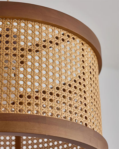 Warm Natural Ambience Handwoven Rattan Pendant Lamp