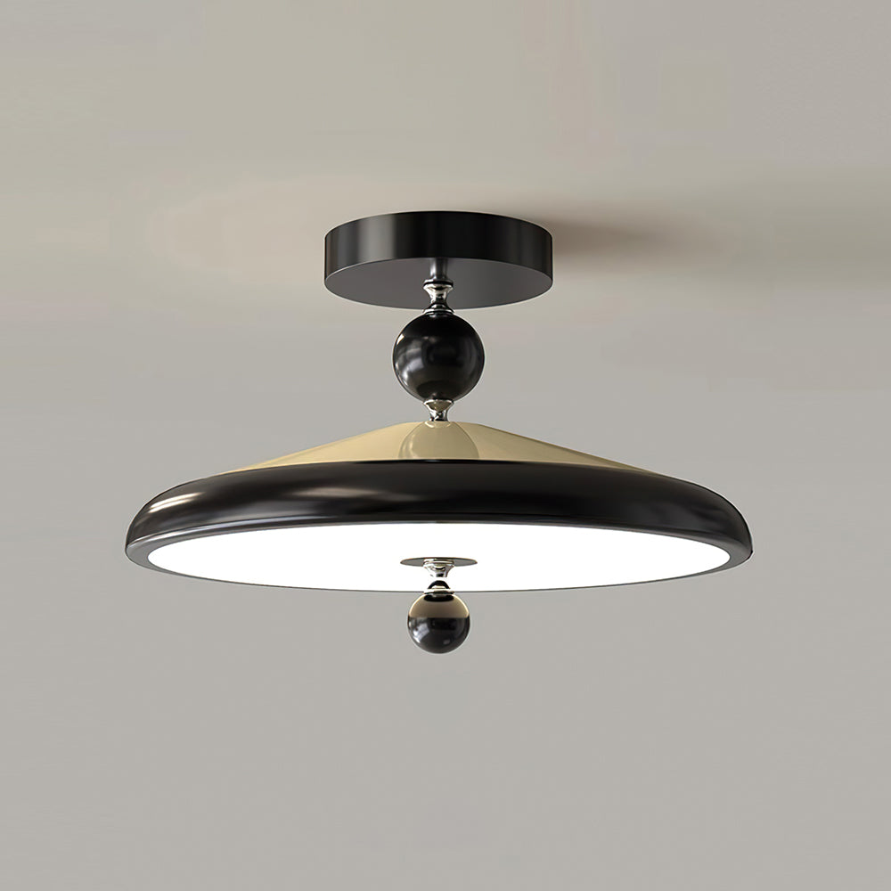Round Wooden Ceiling Light Frame With Integrated LED 50 Or 40 cm