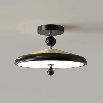 Round Wooden Ceiling Light Frame With Integrated LED 50 Or 40 cm