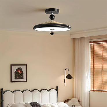 Round Wooden Ceiling Light Frame With Integrated LED 50 Or 40 cm