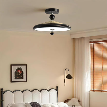 Round Wooden Ceiling Light Frame With Integrated LED 50 Or 40 cm