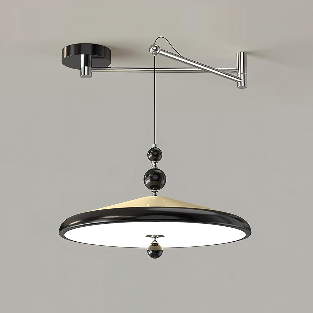 Integrated LED Focus Pendant Light With Adjustable Arm