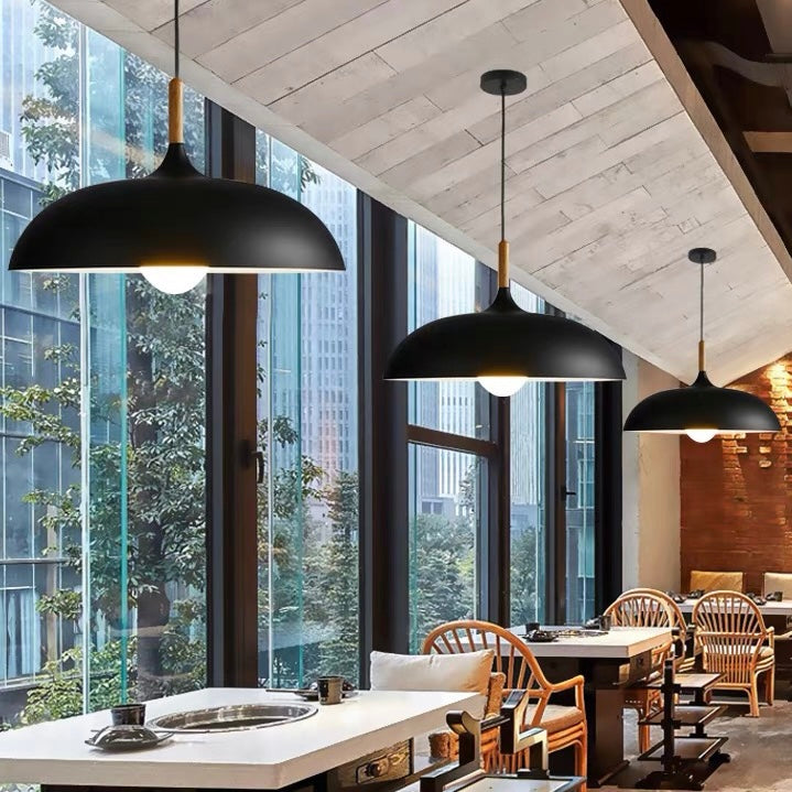 Dining Room Modern Dome Pendant Light With Soft Glow
