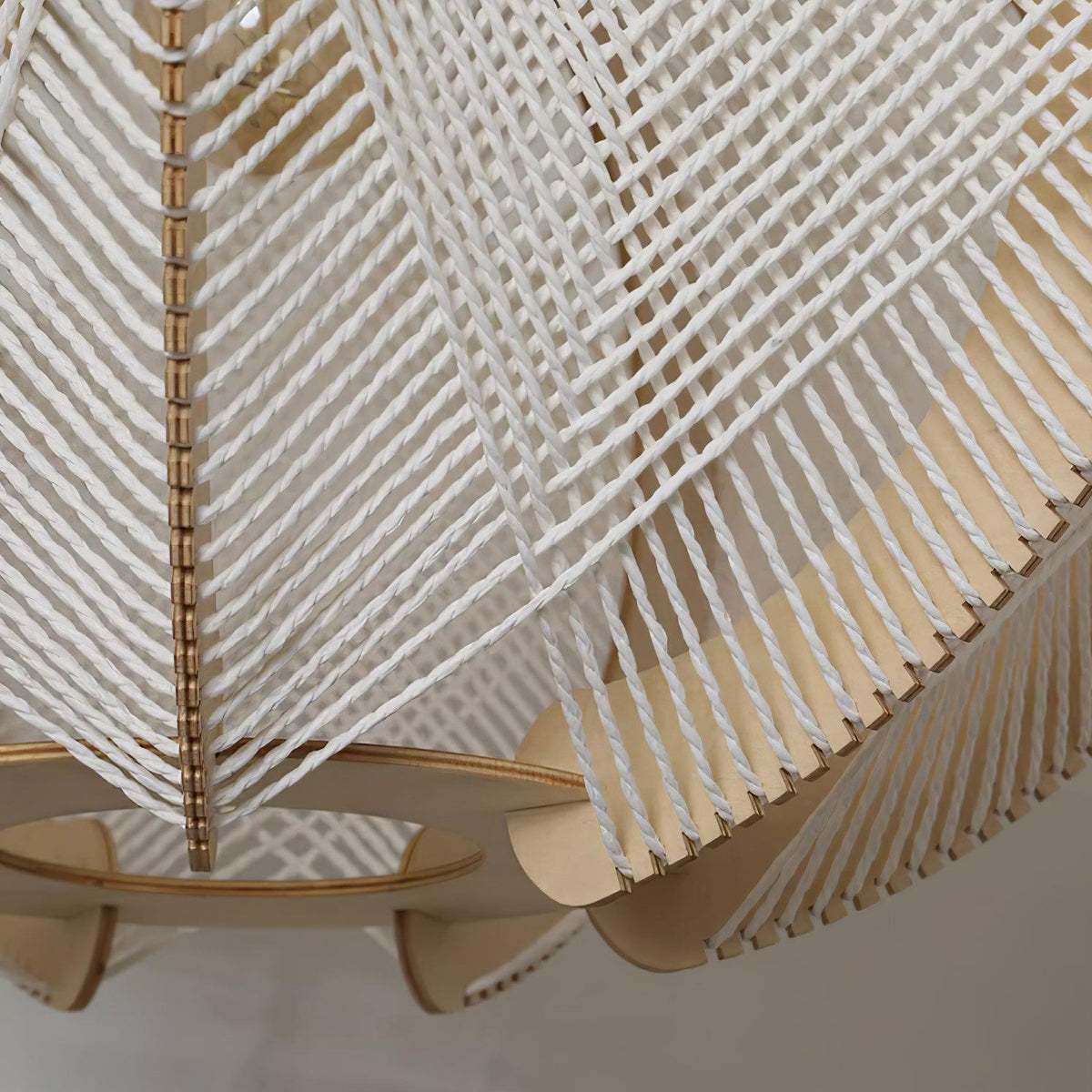 Fabric Shade Pendant Light For Warm Ambience