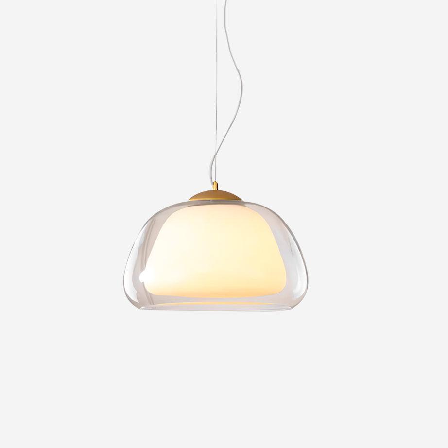 Dimmable Glow Suspended Glass Pendant Lamp