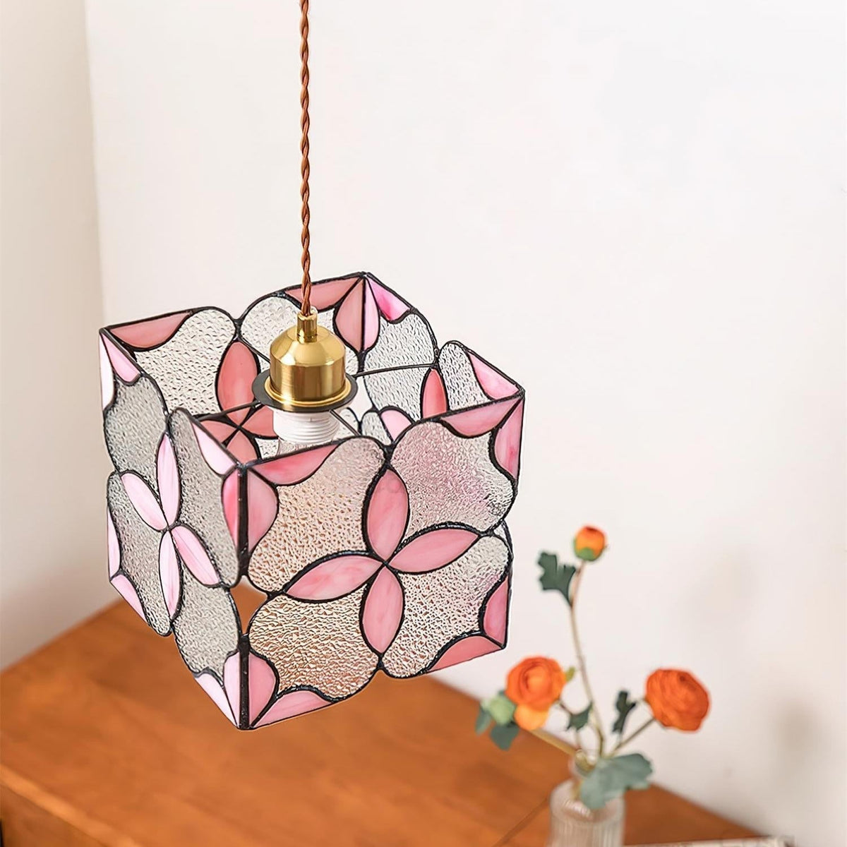 Pendant Lamp With Soft Ambient Light And Elegant Glass Shade