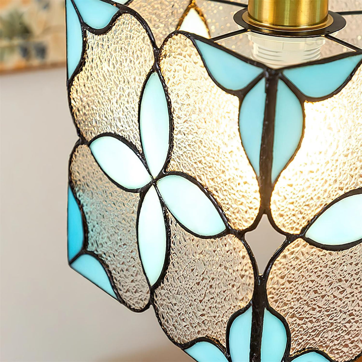 Pendant Lamp With Soft Ambient Light And Elegant Glass Shade