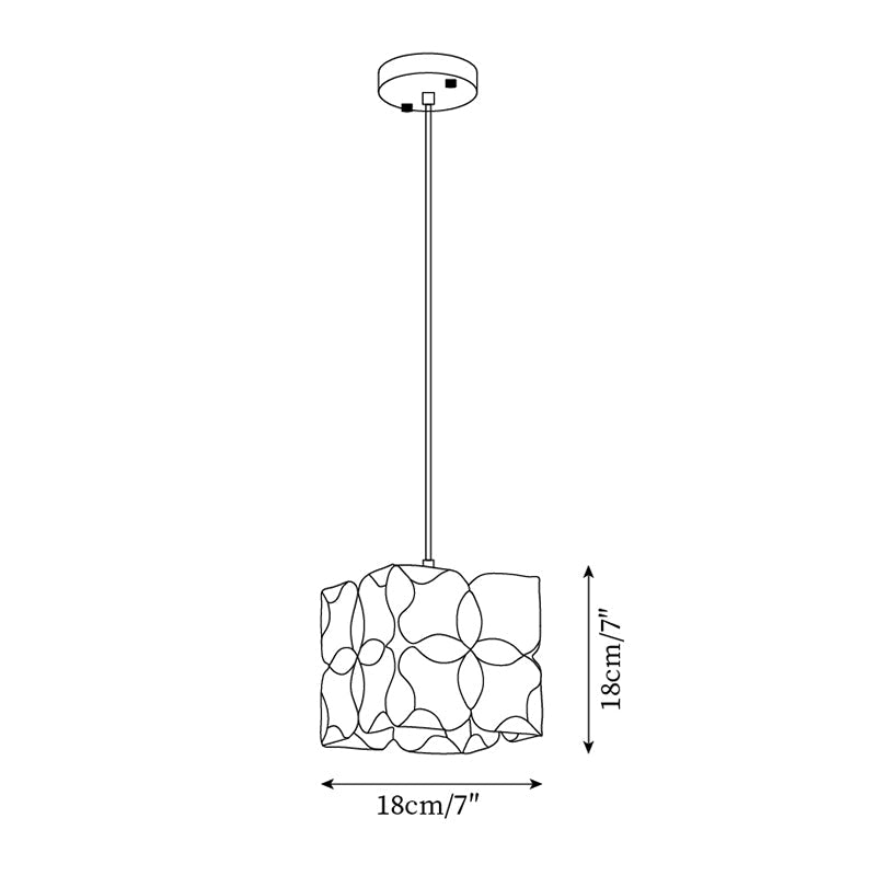 Pendant Lamp With Soft Ambient Light And Elegant Glass Shade