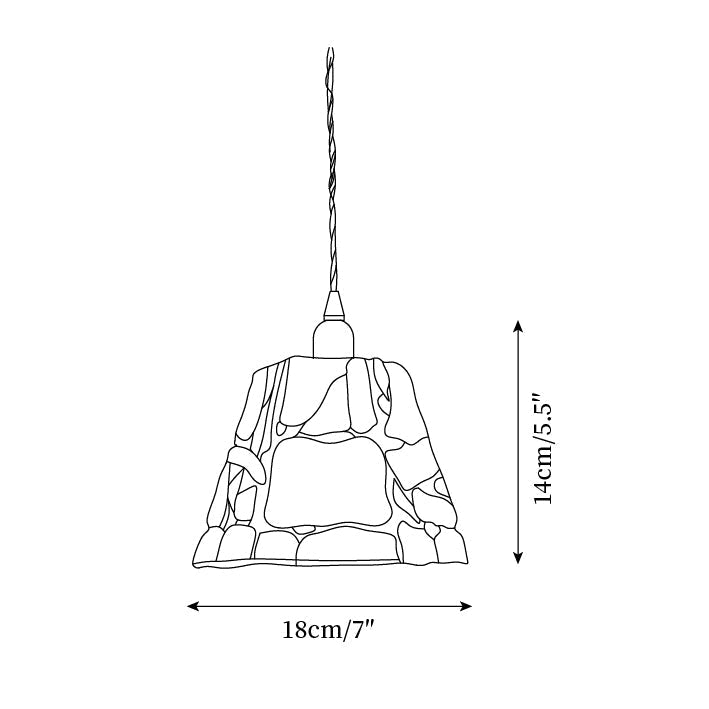 Pendant Lamp For Ambience Tiffany Style Stained Glass