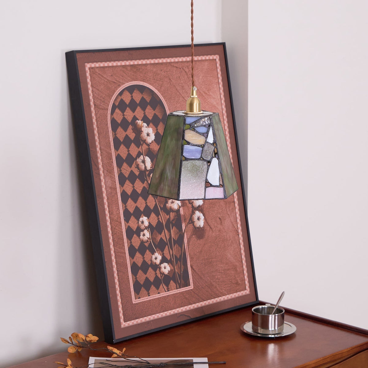 Pendant Lamp For Ambience Tiffany Style Stained Glass