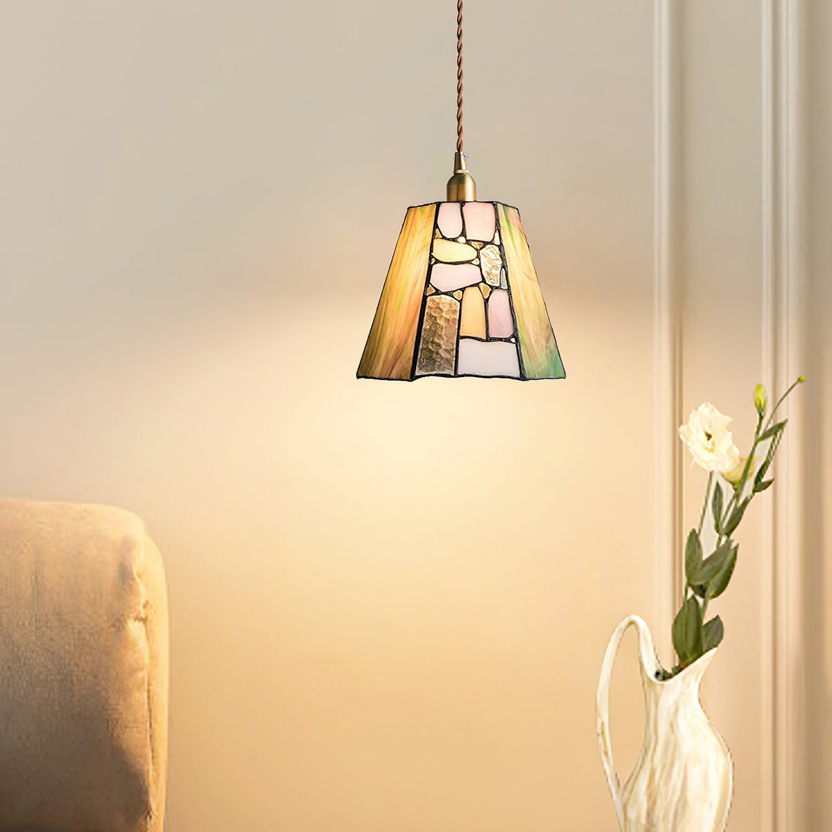 Pendant Lamp For Ambience Tiffany Style Stained Glass