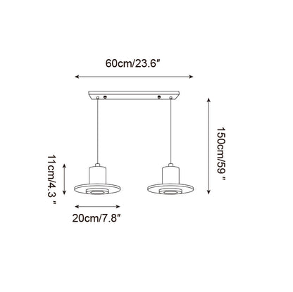 Soft Ambient Glow Travertine Pendant Light