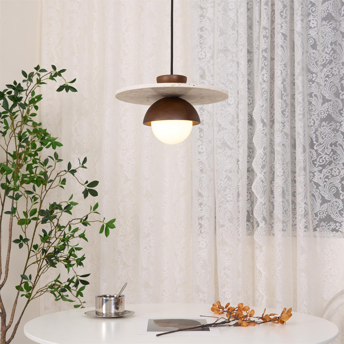 Elegant Illumination Glass Globe Pendant Lamp
