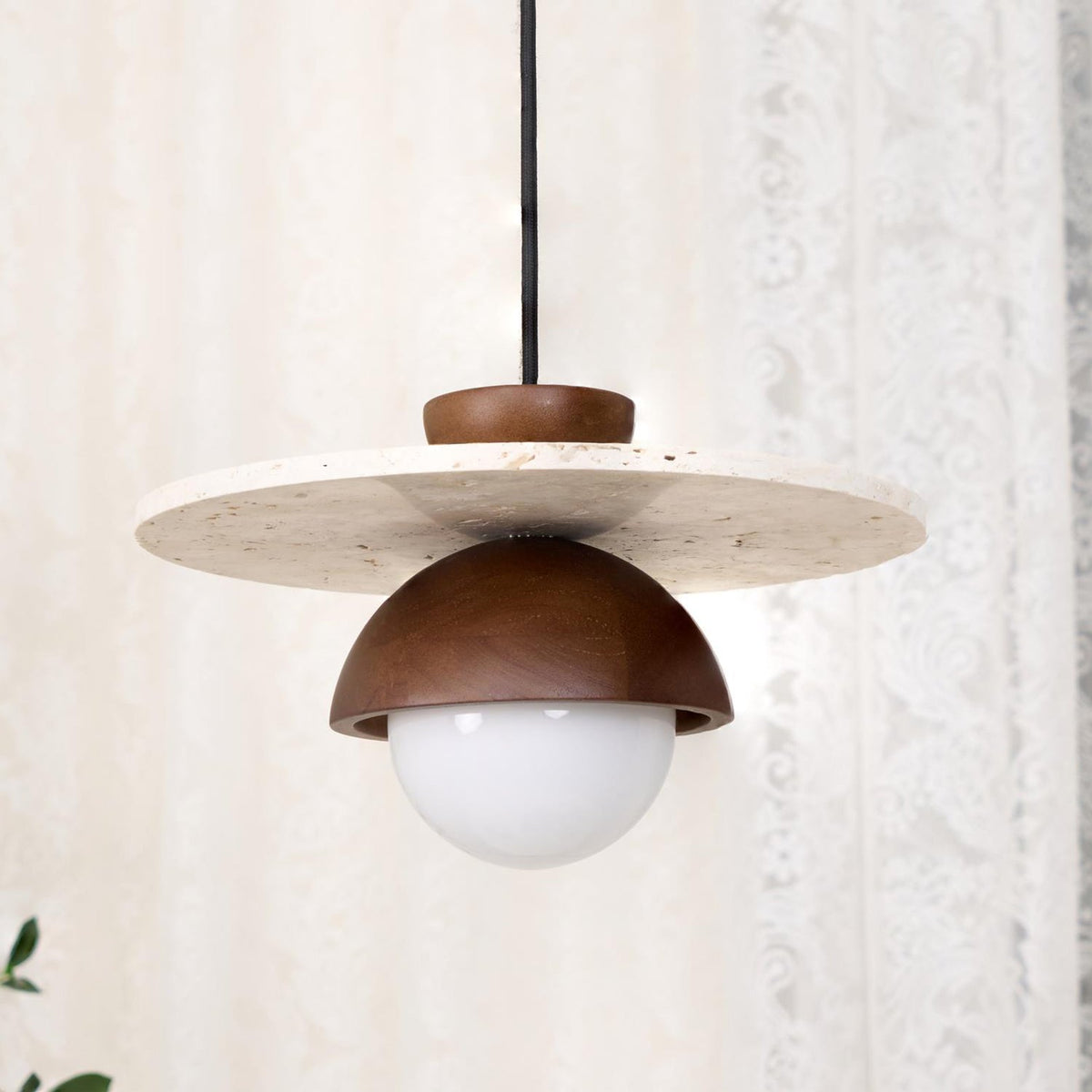 Elegant Illumination Glass Globe Pendant Lamp