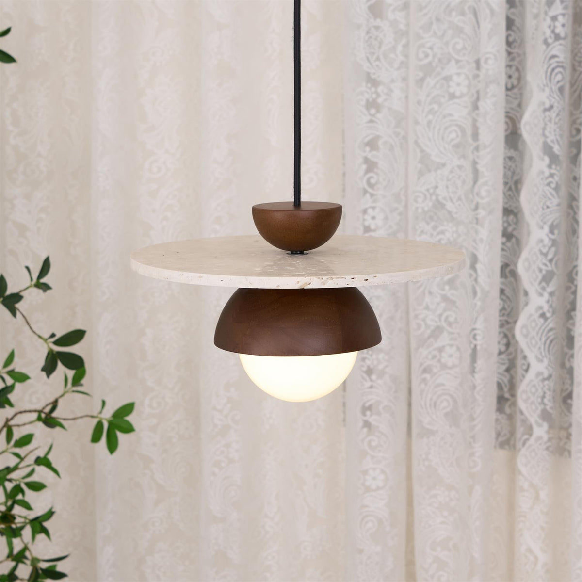 Elegant Illumination Glass Globe Pendant Lamp