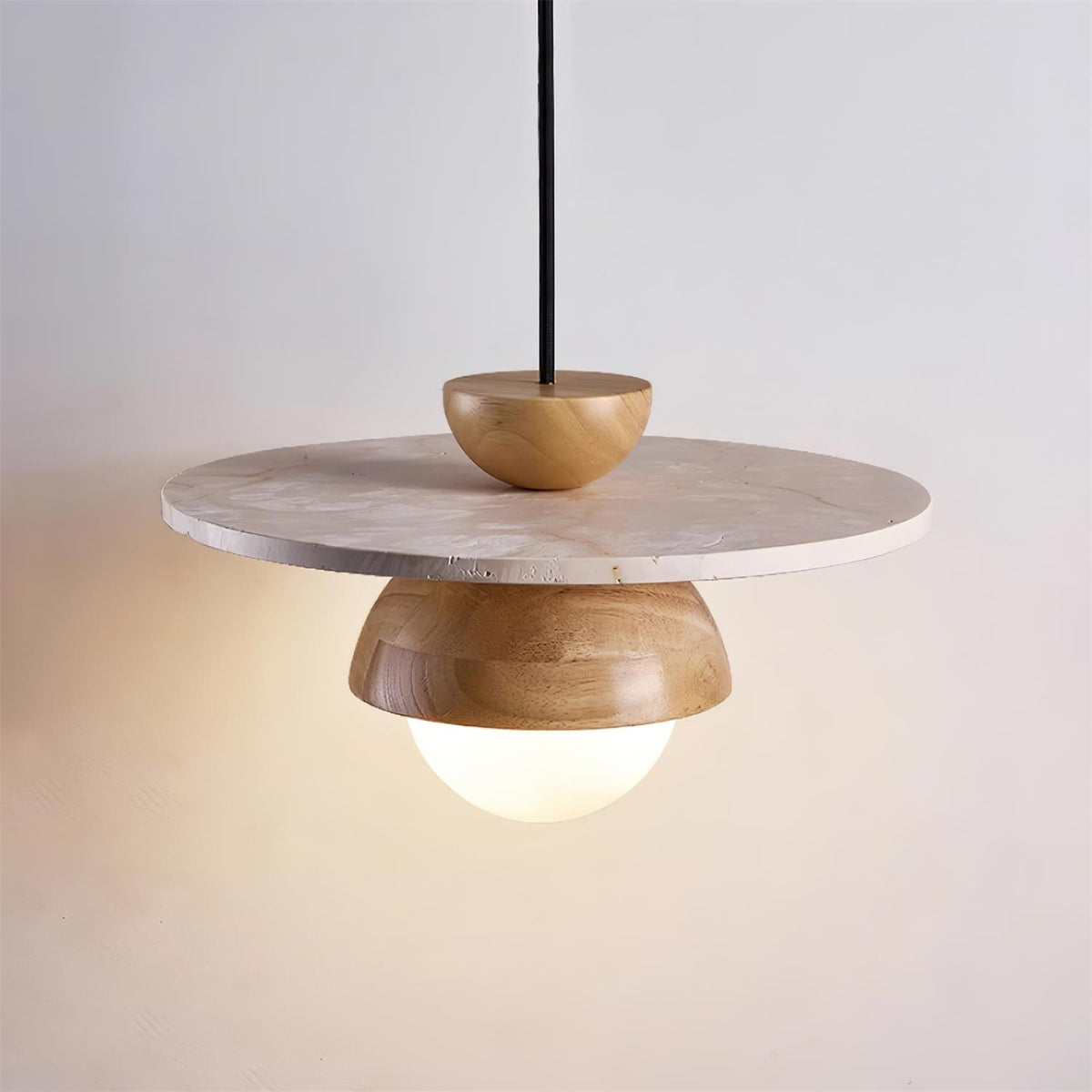 Elegant Illumination Glass Globe Pendant Lamp