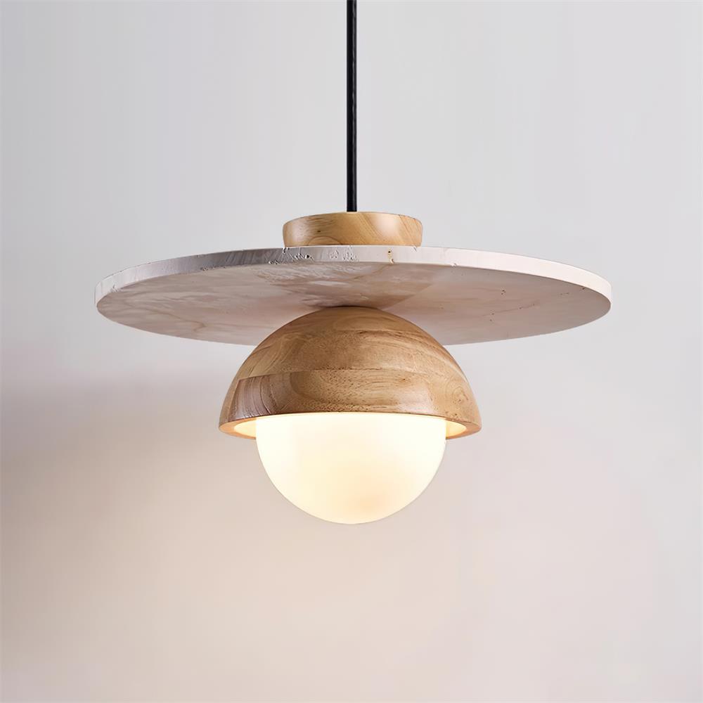 Elegant Illumination Glass Globe Pendant Lamp