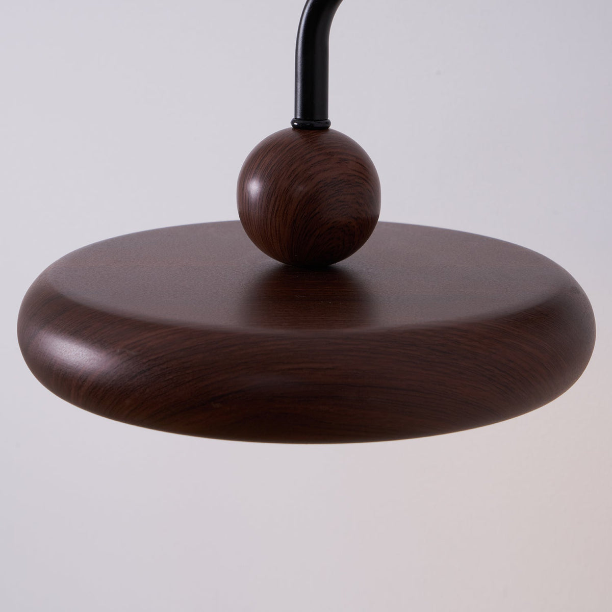 Integrated LED Dimmable 3000K Wall Light With Walnut Wood
