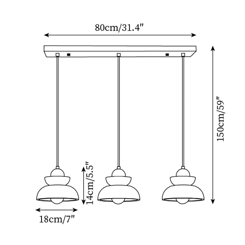 Éclairage Chaleureux Lampe Pendante Beige et Bois Travertin