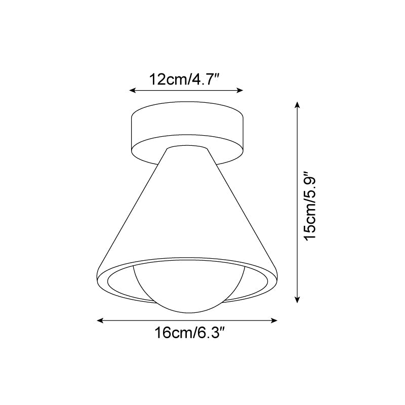 Flush Mount Ceiling Light With Wooden Canopy And G9 Socket Travertine