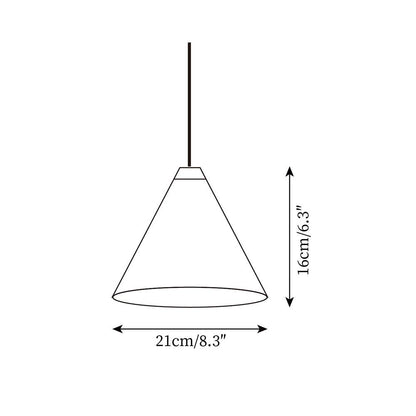 Dimmable Industrial Cone Pendant Light