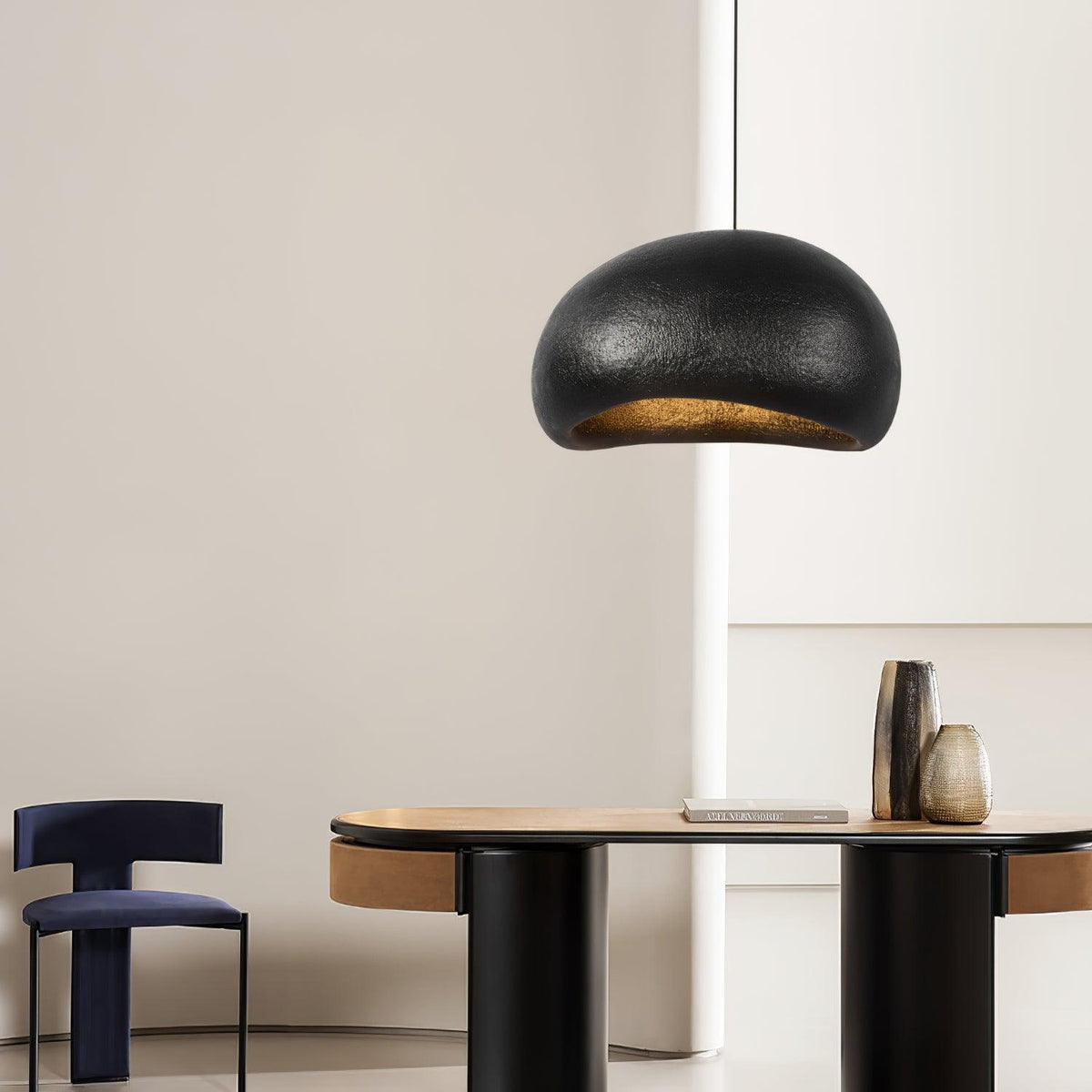 Pendant Lamp With Soft Glow Pebble Inspired