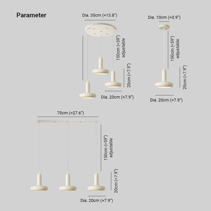 Pendant Light Minimalist Modern for Bedroom with Soft Glow
