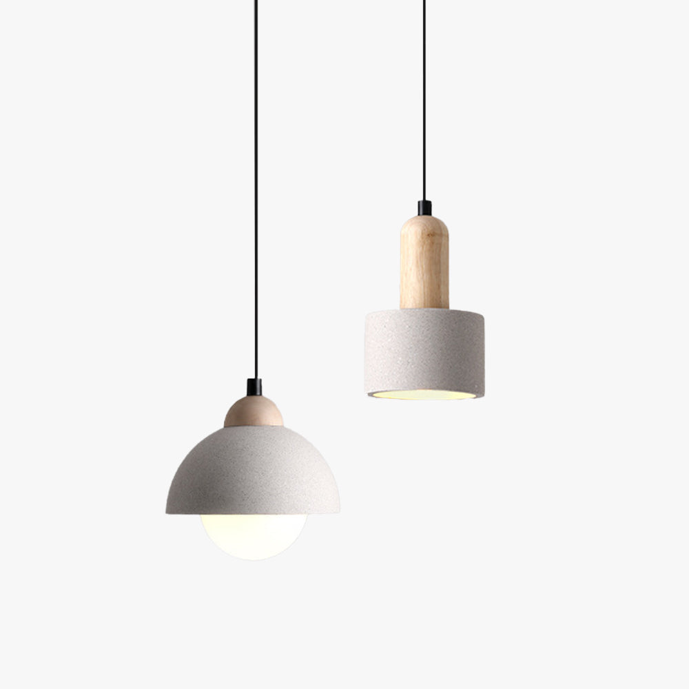 Light Pendant Cement Modern For Island Kitchen