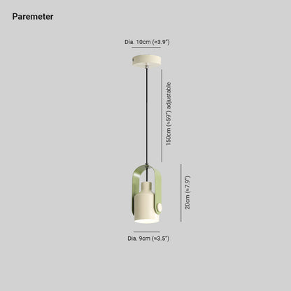 LED Metal Modern Pendant Light For Bedroom Ambience