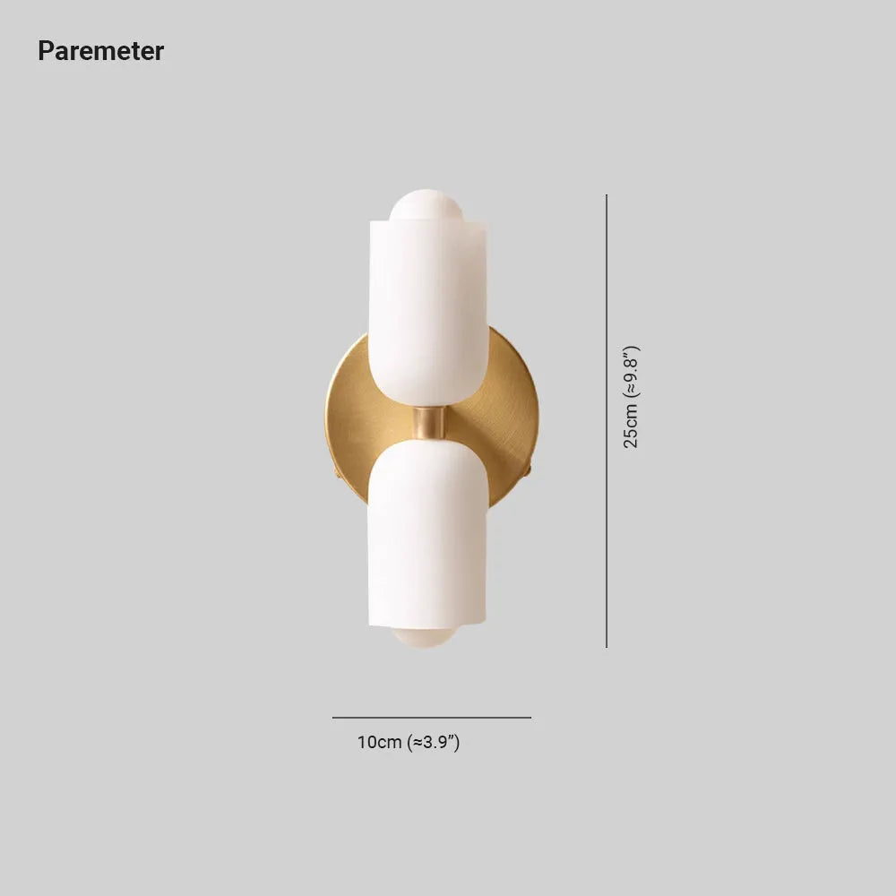LED Wall Light For Living Room And Bedroom Aurora Gold And Black