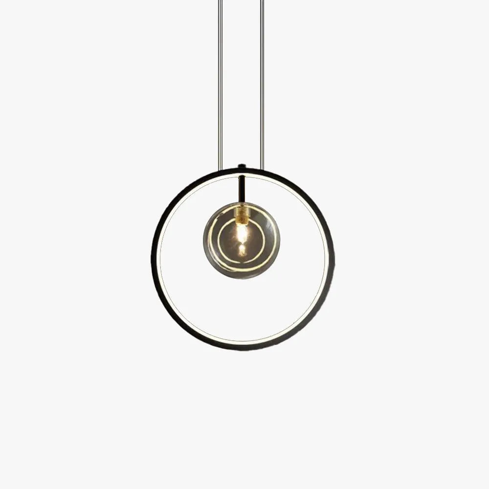 Energy Efficient LED Glass Orb Pendant Light For Dining