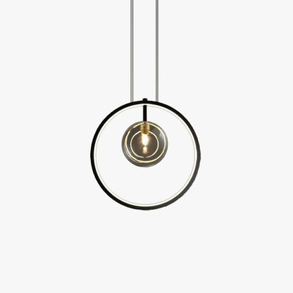 Energy Efficient LED Glass Orb Pendant Light For Dining
