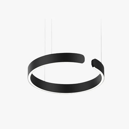 Soft Ambience Delivers Lux Geometric Led Ring Pendant