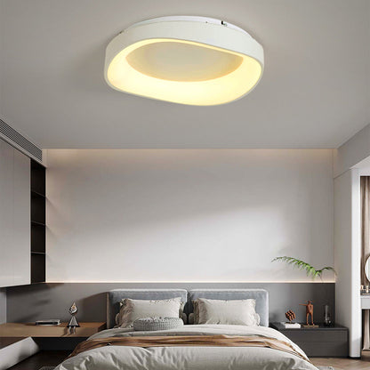 Ceiling Light Elegant Flush Mount Wave For Living Room And Bedroom